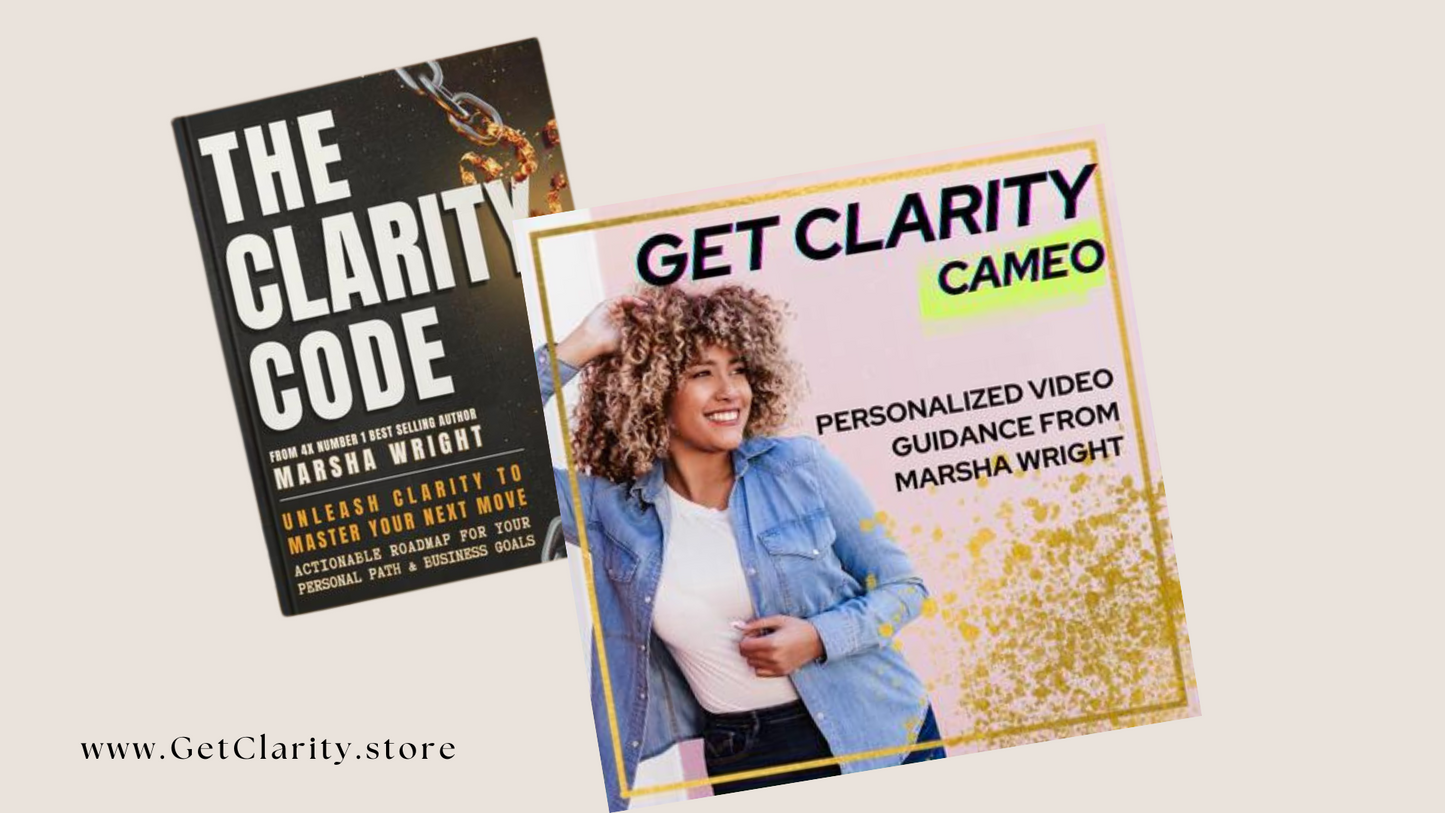 The Clarity Code Book & Get Clarity Cameo Bundle